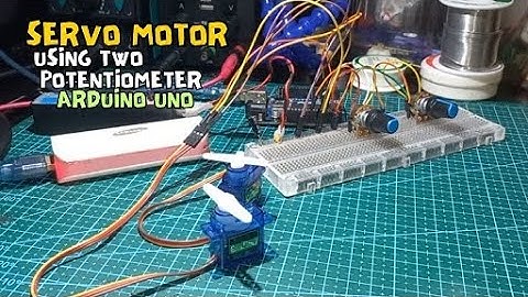 Servo Motor Control using Two Potentiometer and Arduino Uno Microcontroller