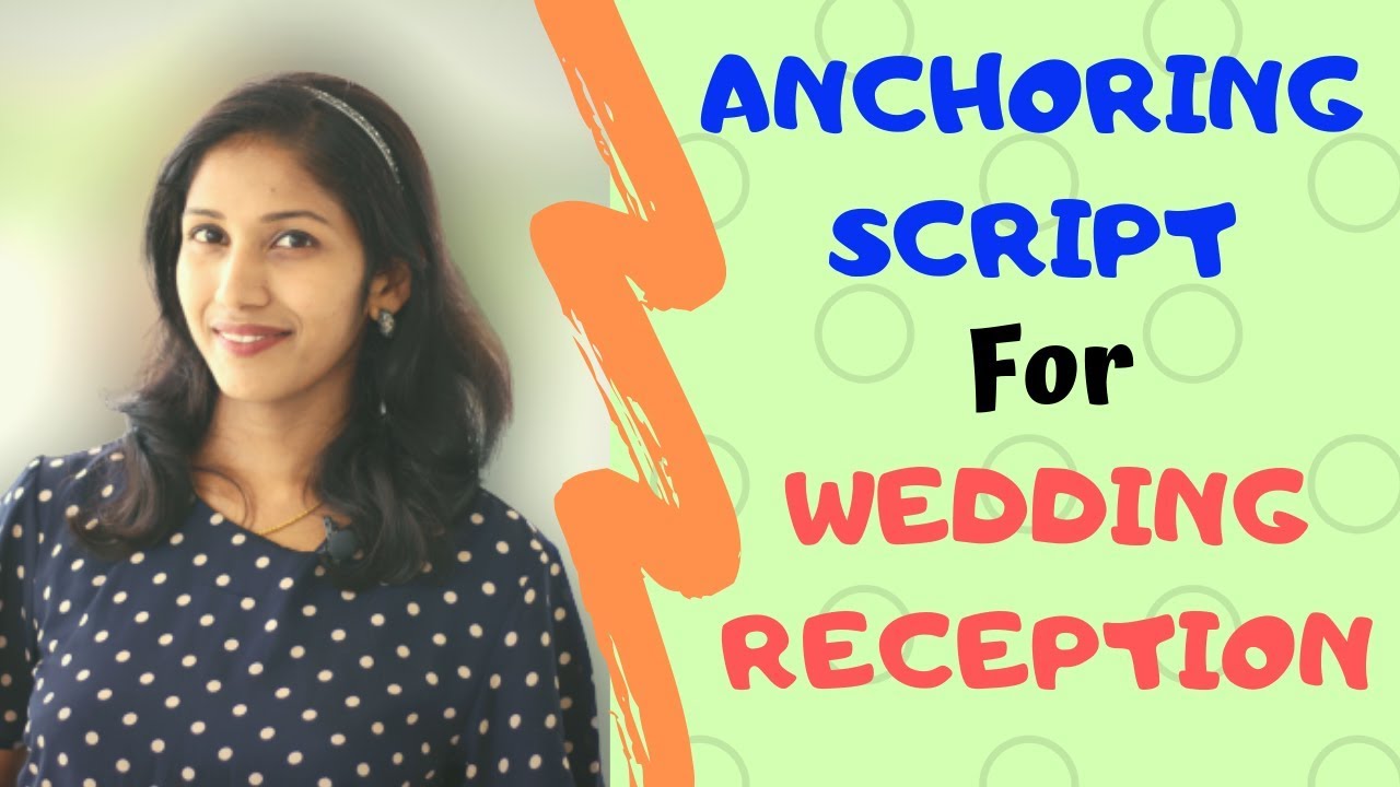 Simple Anchoring Script for Betrothal / Wedding Reception l Malayalam l -  YouTube