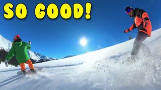 Backcountry Snowboarding Natural Halfpipe