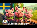 De tre små grisarna Tågäventyr | Barnens Bildbok | Busigt Lärande