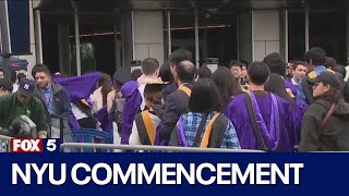 NYC holds commencement ceremony with tight security