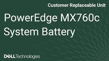 Dell PowerEdge MX760c: Remove/Install System Battery