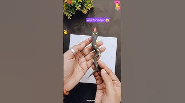 Diy Snake with clay activity for kids🐍🪀😱#shorts #youtubeshorts #kidsfun #kidsvideo #craft #kids #diy