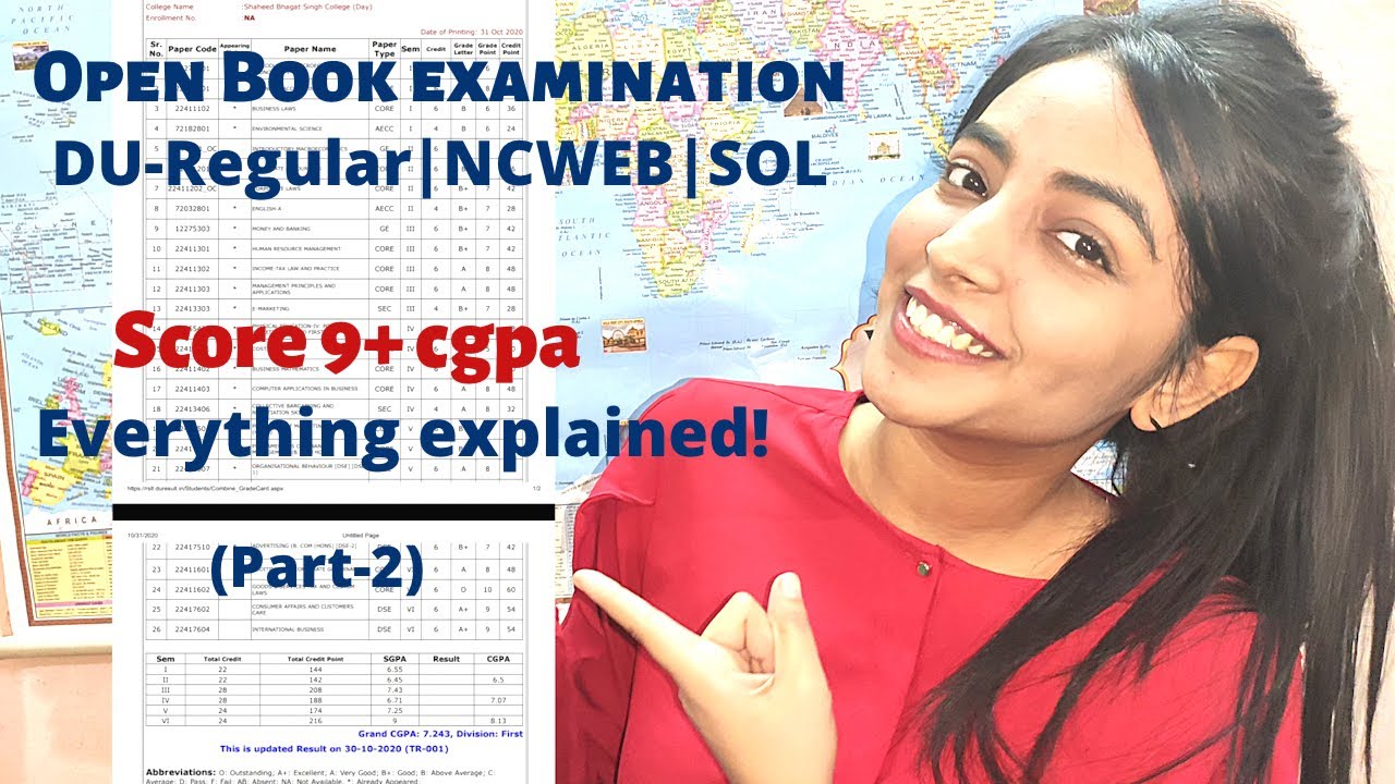 Queries related to DU Open Book Examination(OBE) | Latest Guidelines| DU  Regular,NCWEB, SOL