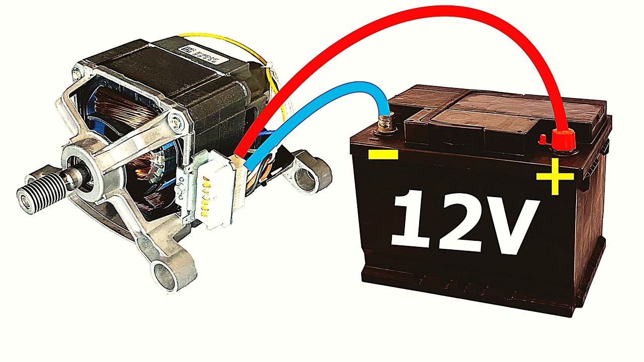 MOTOR DE 220V A 12V SIN MODIFICAR NADA Recalibrando