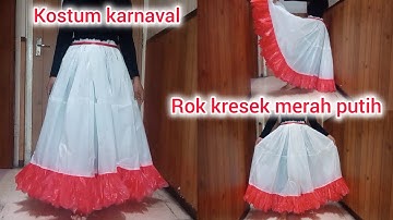 Thumbnail of HOW TO MAKE A SKIRT FROM WHITE AND RED CLOTHES || CARNIVAL COSTUME IDEAS