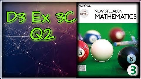 Q2 || Ex-3C || NSM || D3 || Linear Inequalities || O