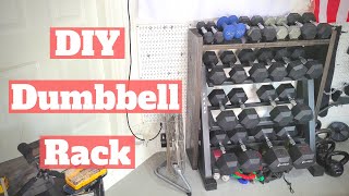 DIY Dumbbell Rack Tutorial