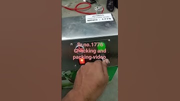 Sugercan 304 model machine chacking and packing video serial number 1776