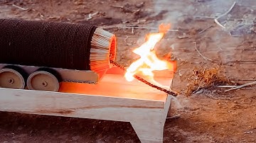 4 Dangerous Match Stick Powered Cardboard