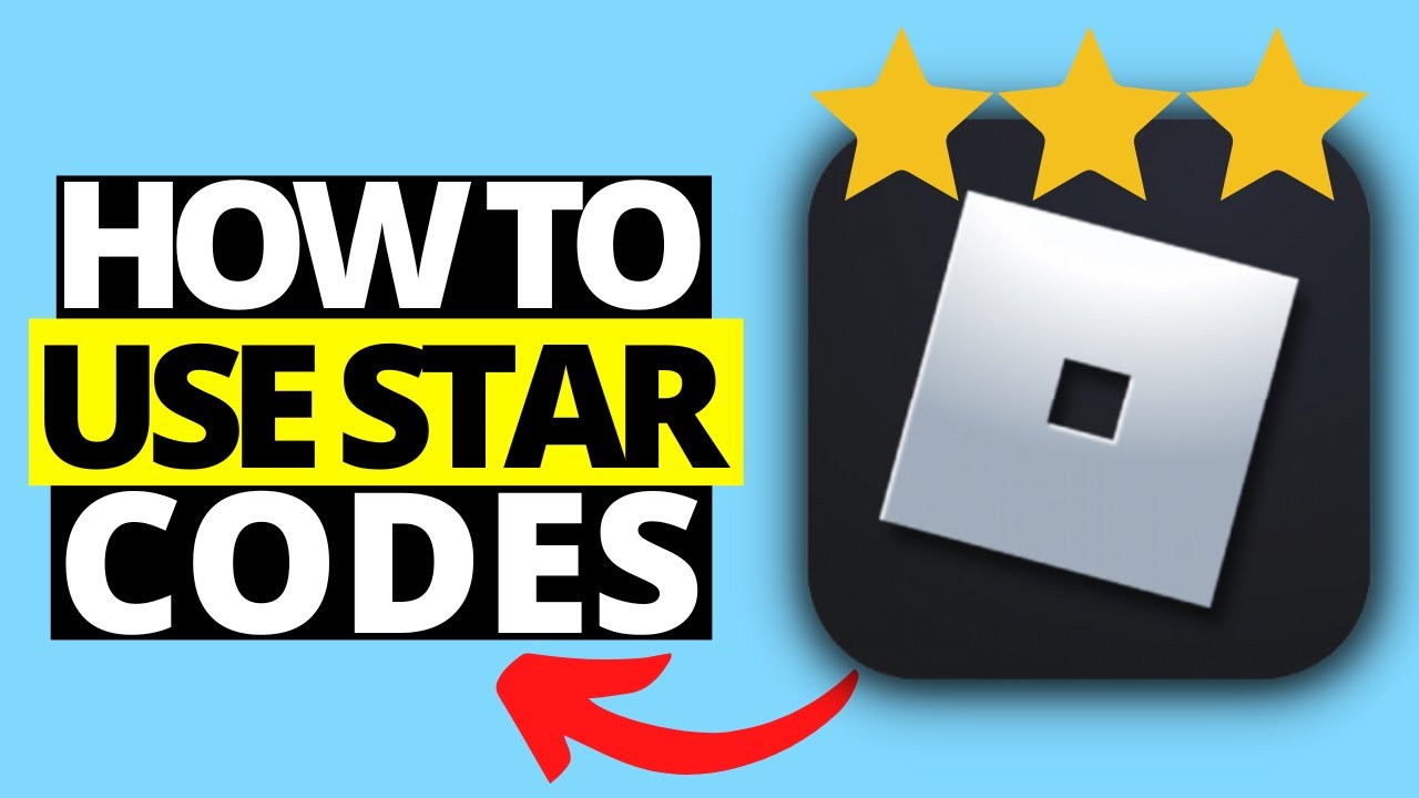 How To Use Star Codes In Roblox YouTube