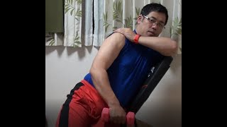 肩をしっかり鍛える、インクラインサイドレイズのレクチャー！