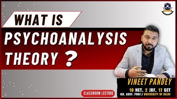 Complete Details And Explanations Of Psychoanalysis Theory In UGC NET English Offline Classroom