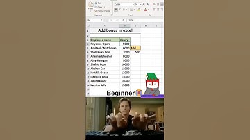 add bonus in excel.एक्सेल में बोनस जोड़ें.#education #excel #shorts #trending #viralvideo 🎲🎲🎲🎲📢📢📢
