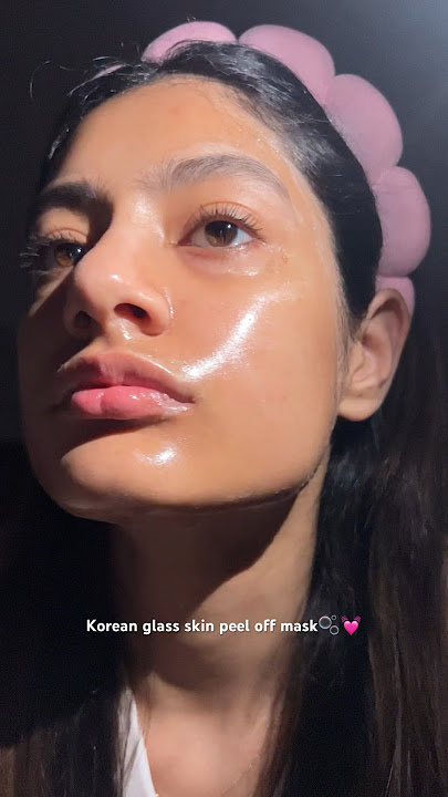 Korean glass skin peel off mask from glamveda💓✨| Only ₹216