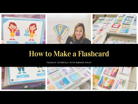 Video: Paano Matututo Sa Mga Flashcards