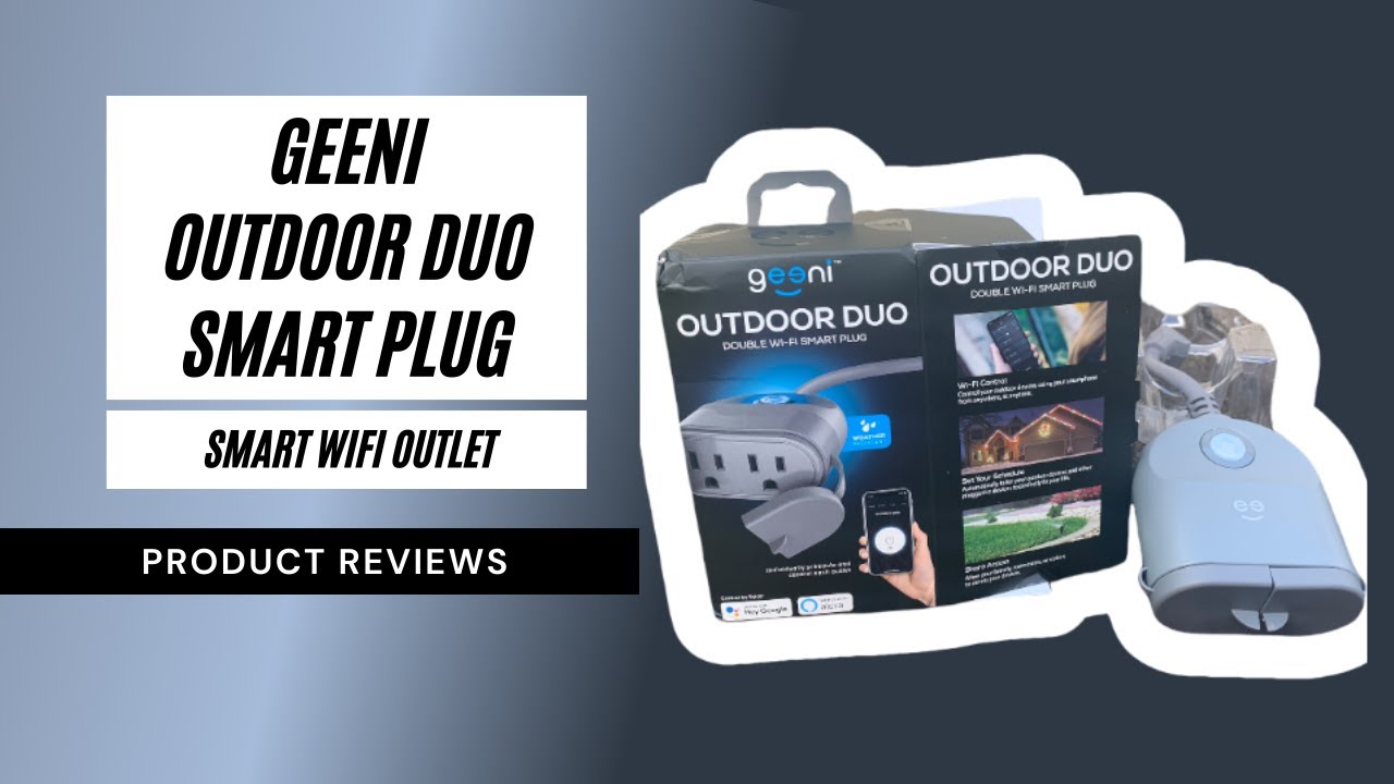 Geeni Outdoor Duo Double WiFi Smart Plug Product Review (Outlet with
