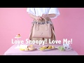 KINAZ x SNOOPY TM史努比聯名款手提斜背子母方包-糖霜霧粉-甜蜜蜜系列 product youtube thumbnail