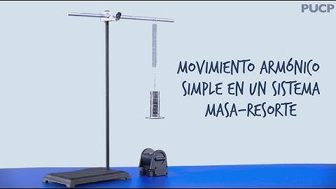 Movimiento armónico simple en un sistema masa-resorte - PUCP