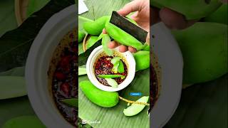 Wait for the Mix 😳🥭 | Spicy Green Mango Satisfying #shorts #mango #viralshorts