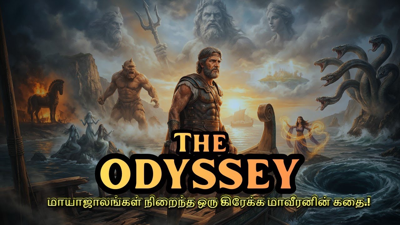 மாயஜாலங்கள் நிறைந்த ஒரு கிரேக்க மாவீரனின் சாகச கதை - The Odyssey | Tamil | Greek Mythological Story