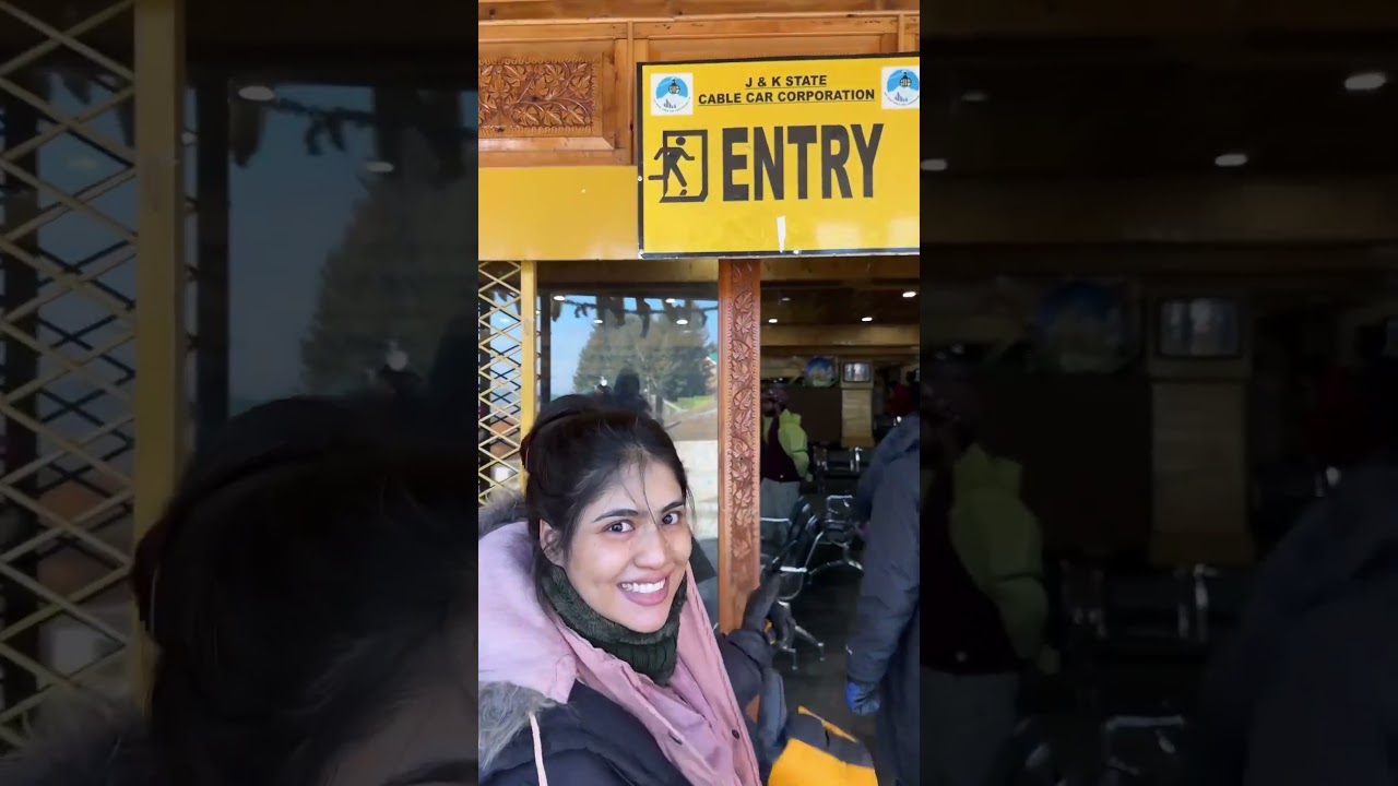 Gondola Ride in Kashmir #minivlog #youtubeshorts