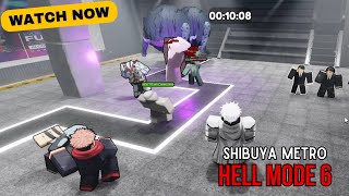 Hell Mode 6 - Shibuya Metro - Sorcerer Tower Defense - Roblox
