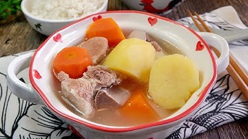 Easiest Chinese Soup Ever! ABC Pork Rib Soup 马铃薯红萝卜排骨汤 Pork Rib Soup Recipe | Chicken Soup
