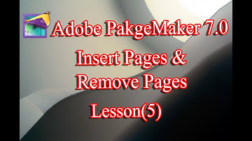 How To Make Insert Pages& Remove Pages In Adobe PageMaker 7.0 Lesson (5)|Burmese Tutorial