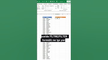 Filtre Ekle  #excel #exceltips #exceltricks #exceltutorial #spreadsheet