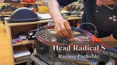 Time Lapse: How to String a  Head Radical S Tennis Racquet Stringing