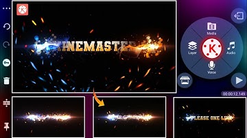 Particles Title intro video editing in Kinemaster logo intro video editing cinematic title editing