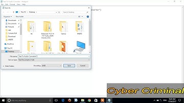 How To Create Text To Audio Converter Using Notepad vbs extension