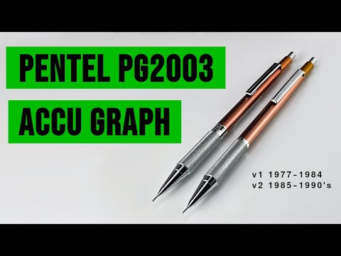 Why the Pentel PG2003 is the Best Pencil - YouTube