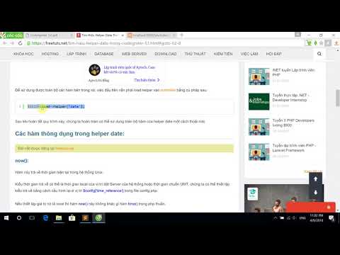 Bài 13: Tìm Hiểu Helper Date Trong Codeigniter