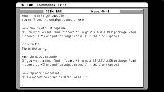 Playing Every Classic Mac Disk E35: Seastalker (Macintosh, 1984)