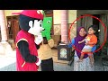 COSPLAY BoBoiBoy & Adu Du, Melihat Aslinya Jingga Menangis Keras Kostum Badut BoBoiBoy Adu Du - Lily