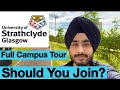 Visite du campus de luniversit de strathclyde  meilleure universit pour tudiants internationaux au royaumeuni