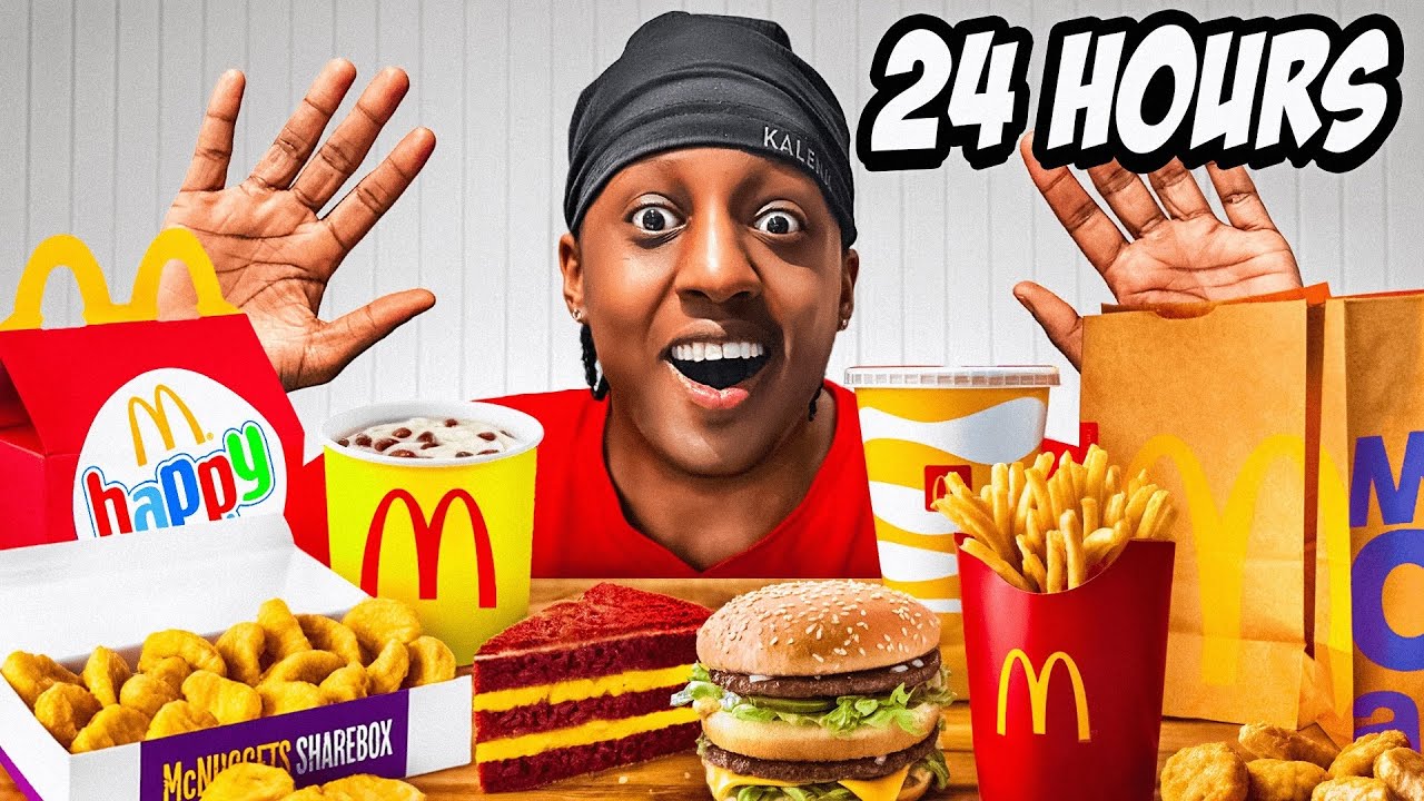 I ONLY ATE MCDONALDS FOR 24 HOURS AND THIS HAPPENED!! YouTube