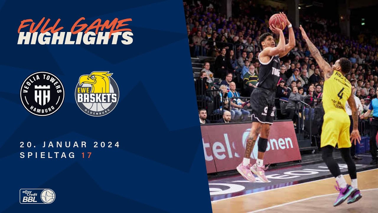 Veolia Towers Hamburg vs. EWE Baskets Oldenburg Full Game Highlights
