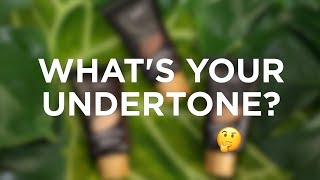 HOW TO FIND YOUR UNDERTONE | tarte tutorials