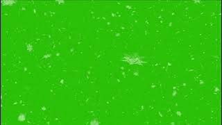 4K Snow Falls Loop Greenscreen Effect Chromakey | Copyright Free | Free To Use For Any Project