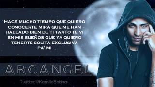 Video thumbnail of "Hace Mucho Tiempo - Arcangel  Con Letra 2013"