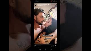 Michele Morrone Kissing Girlfriend