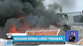Belasan Rumah Ludes Terbakar Di Krukut
