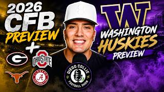 2026 CFB Preview + Washington Huskies Preview