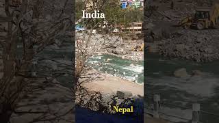 India ~Nepal Boarder india nepal kalinadi shubhjourney lifehacks uttarakhand cmdhami shorts