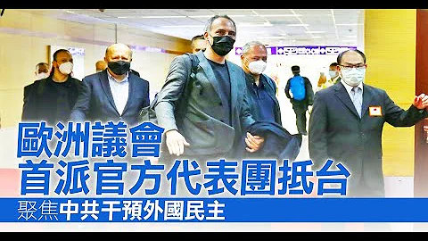 歐洲議會首派官方代表團抵台 議員：支持台灣 永不屈服 - 天天要聞