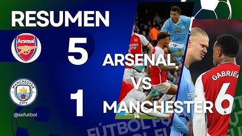 Resumen ARSENAL vs Manchester City 5-1#football #arsenal #premierleague