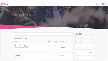 Gwangi Theme — bbPress basic setup
